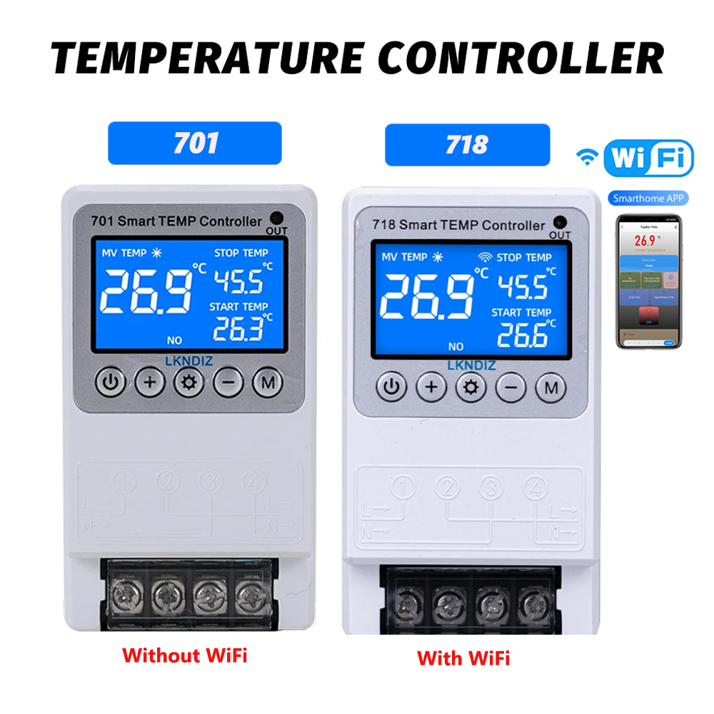 Smart Home Thermostat - Temperature Smart WIFI Controller Constant Thermostat