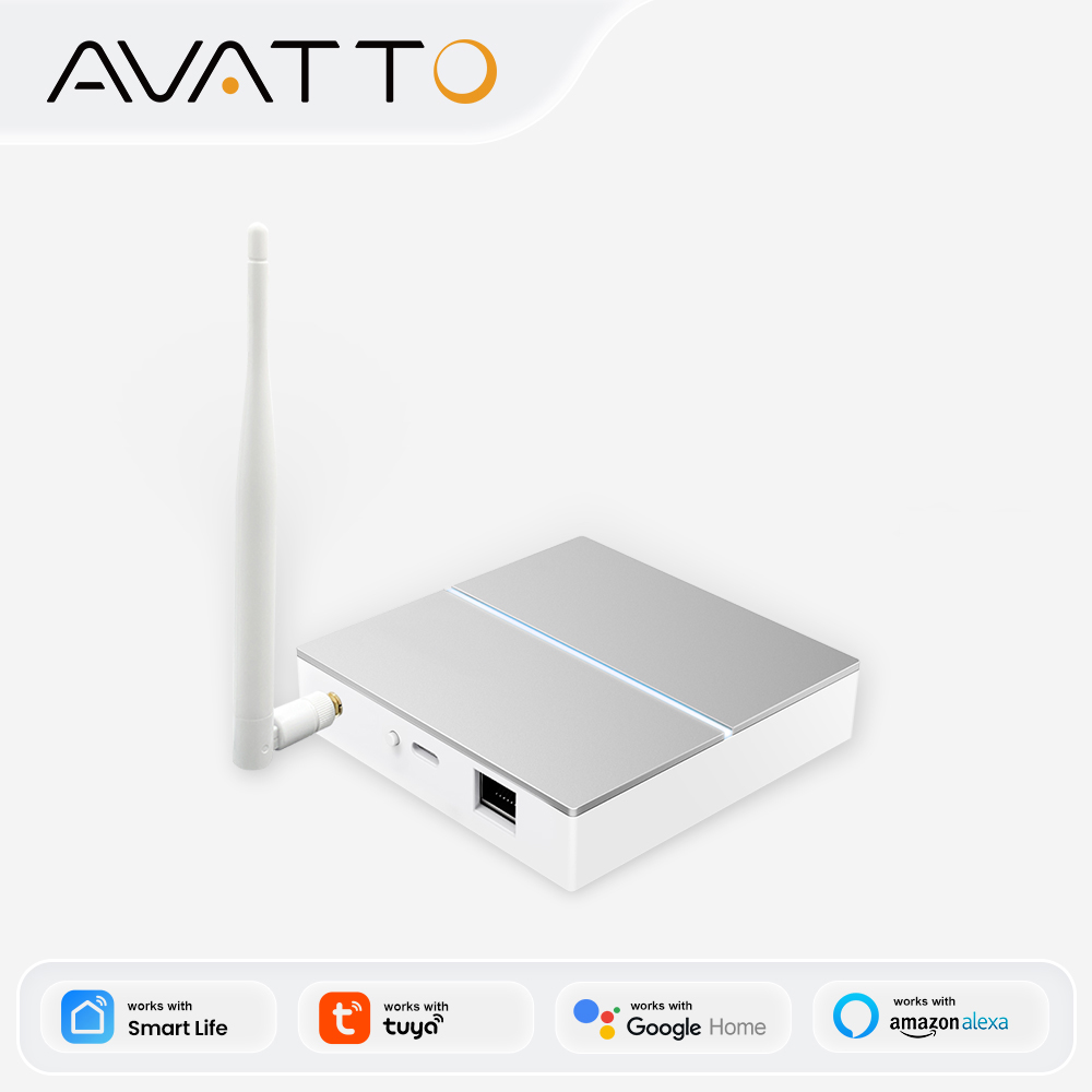 Smart Home Villa - AVATTO Tuya ZigBee Gateway with Antenna