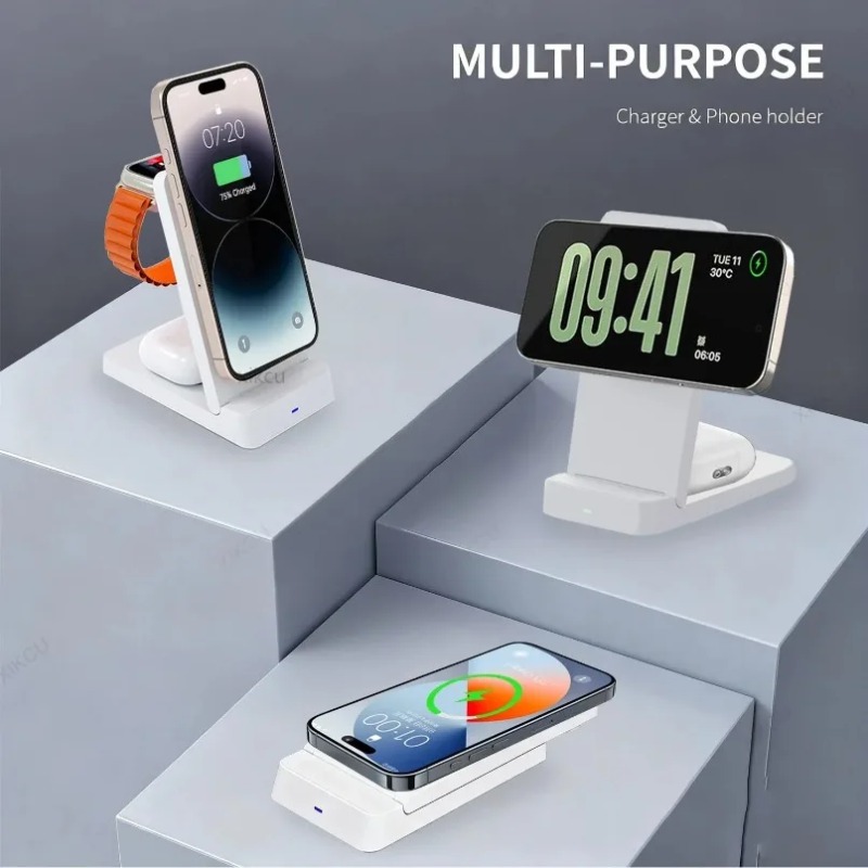 Smart Home Apple - 3 in 1 Foldable Wireless Charger