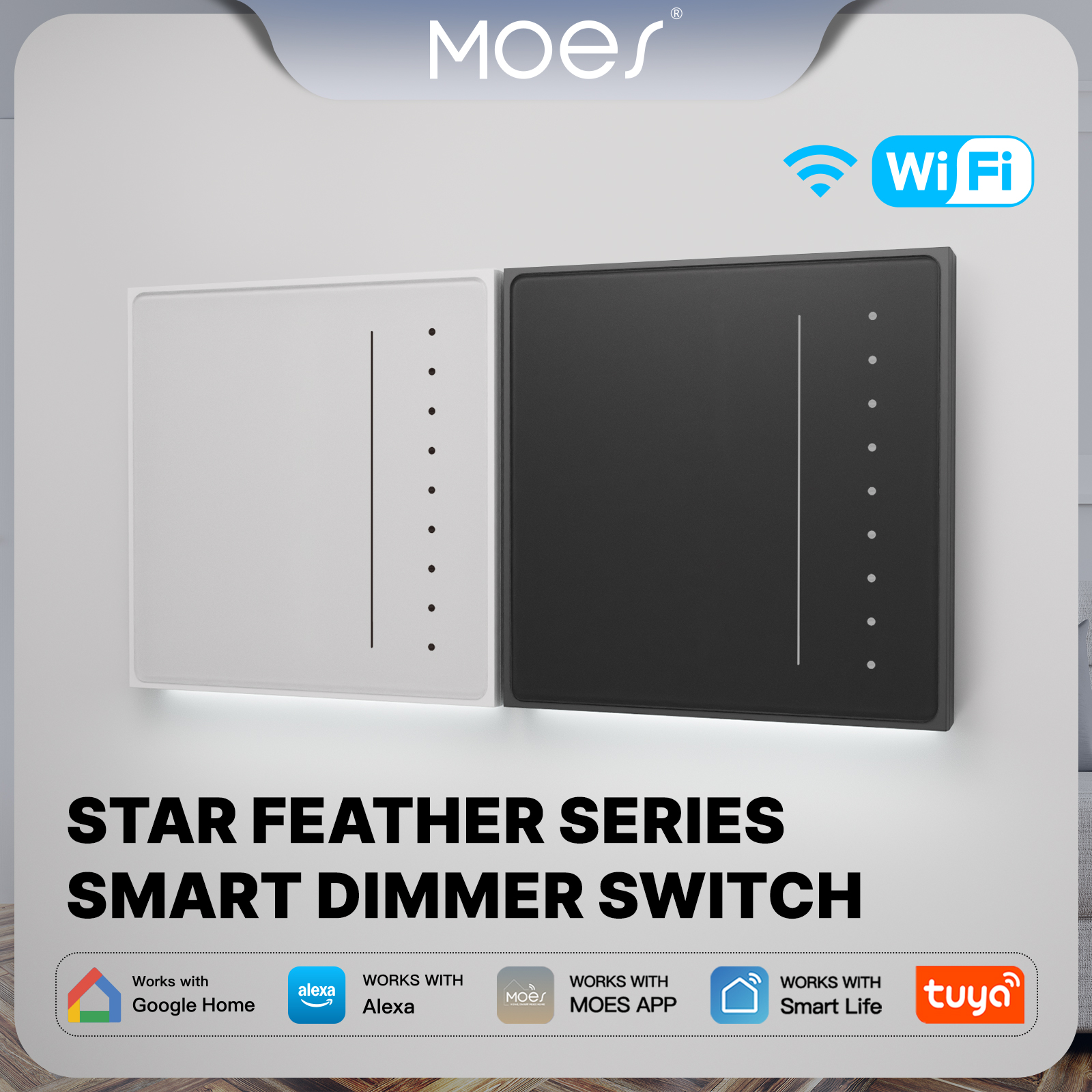 Smart Home Internet - MOES Tuya WiFi/Zigbee Star Feather Series