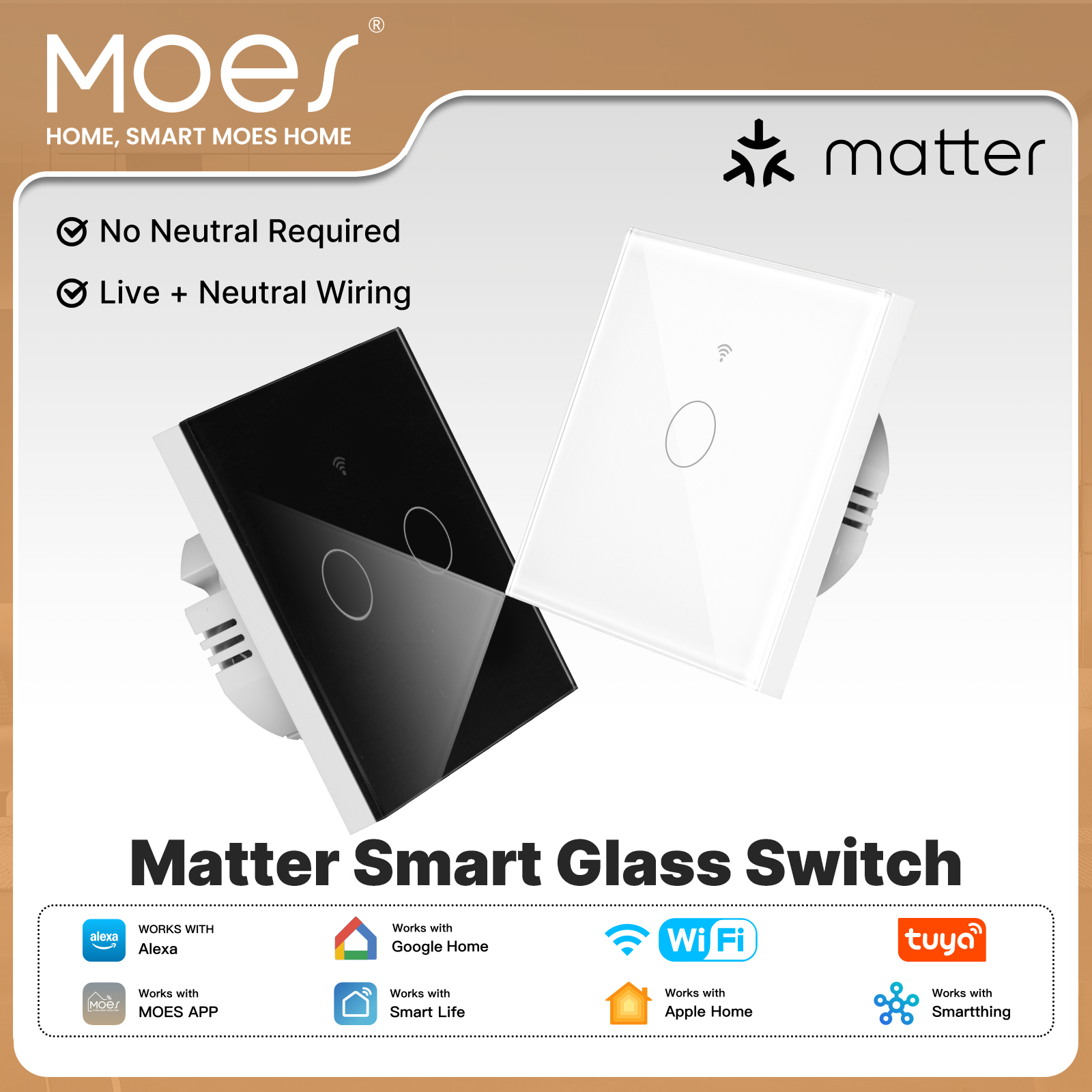 Smart Home Internet - MOES Tuya Matter WiFi Smart Light