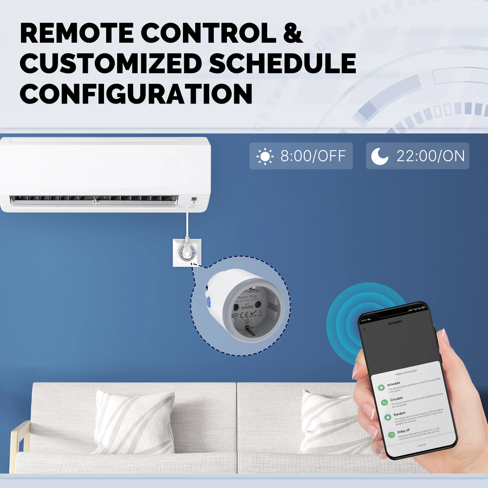 MOES Smart EU/US/UK Plug Matte - Smart Home Hub Apple 리뷰 및 가격