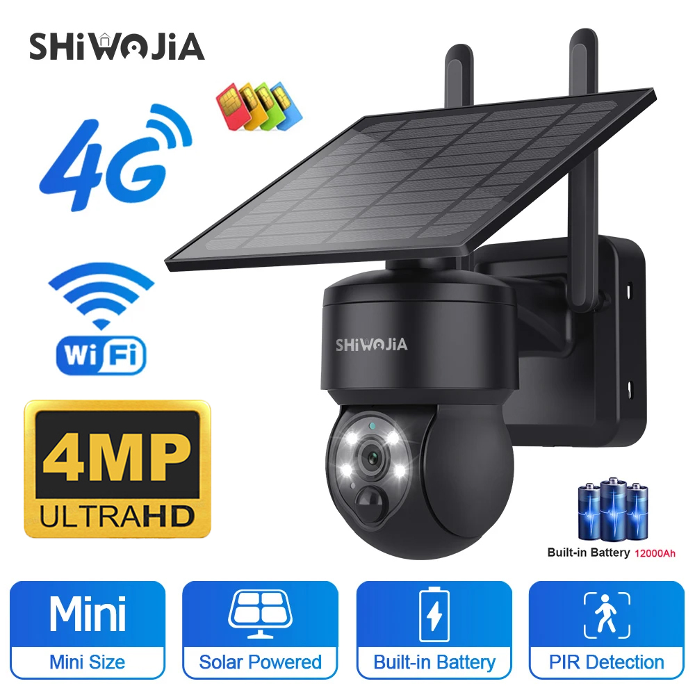 SHIWOJIA WIFI Wireless PTZ Sol - Smart Home Outdoor Camera 리뷰 및 가격