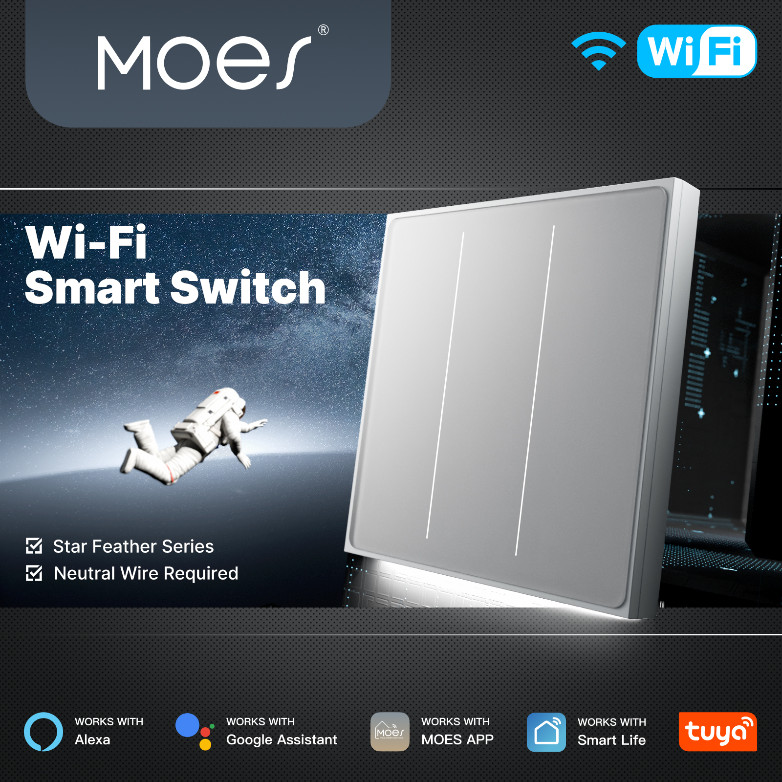 MOES Tuya WiFi Smart Star Feat - Smart Home Yale 리뷰 및 가격