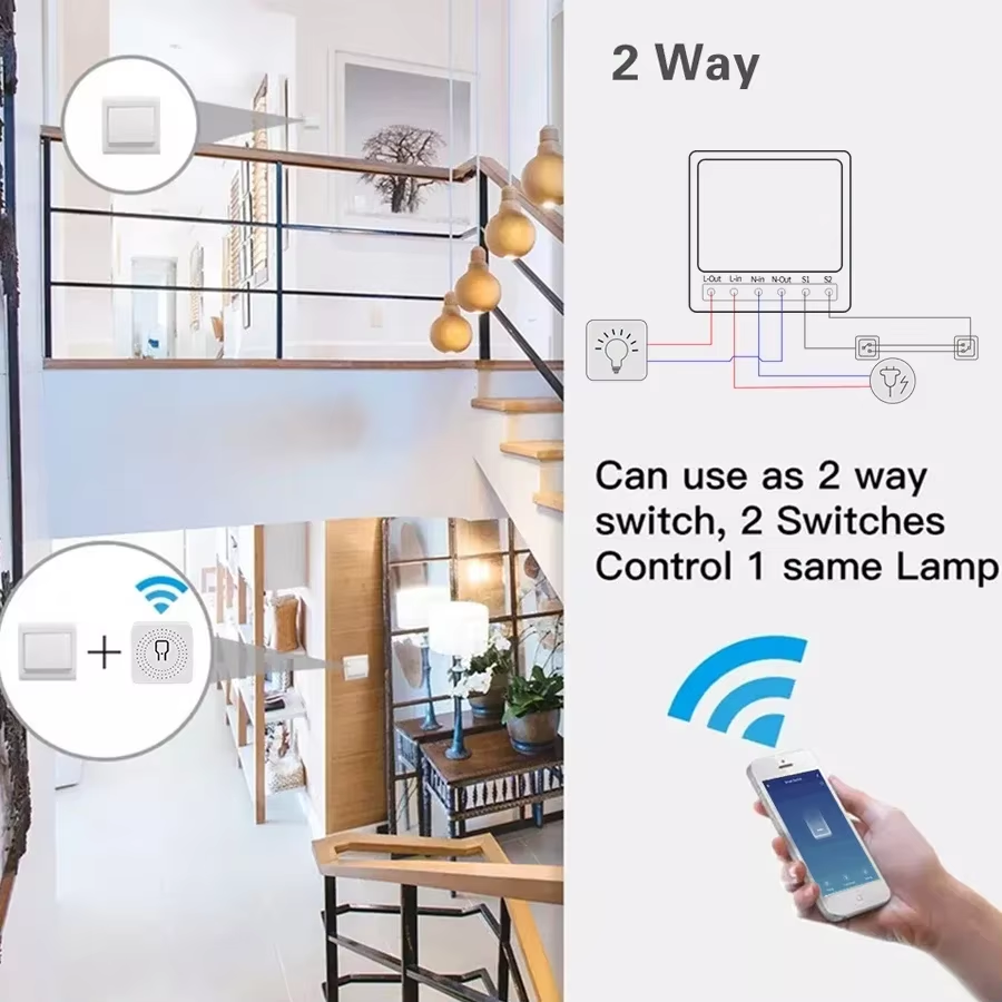 16A 20A WiFi Smart Switch 2-Wa - Smart Home App 리뷰 및 가격