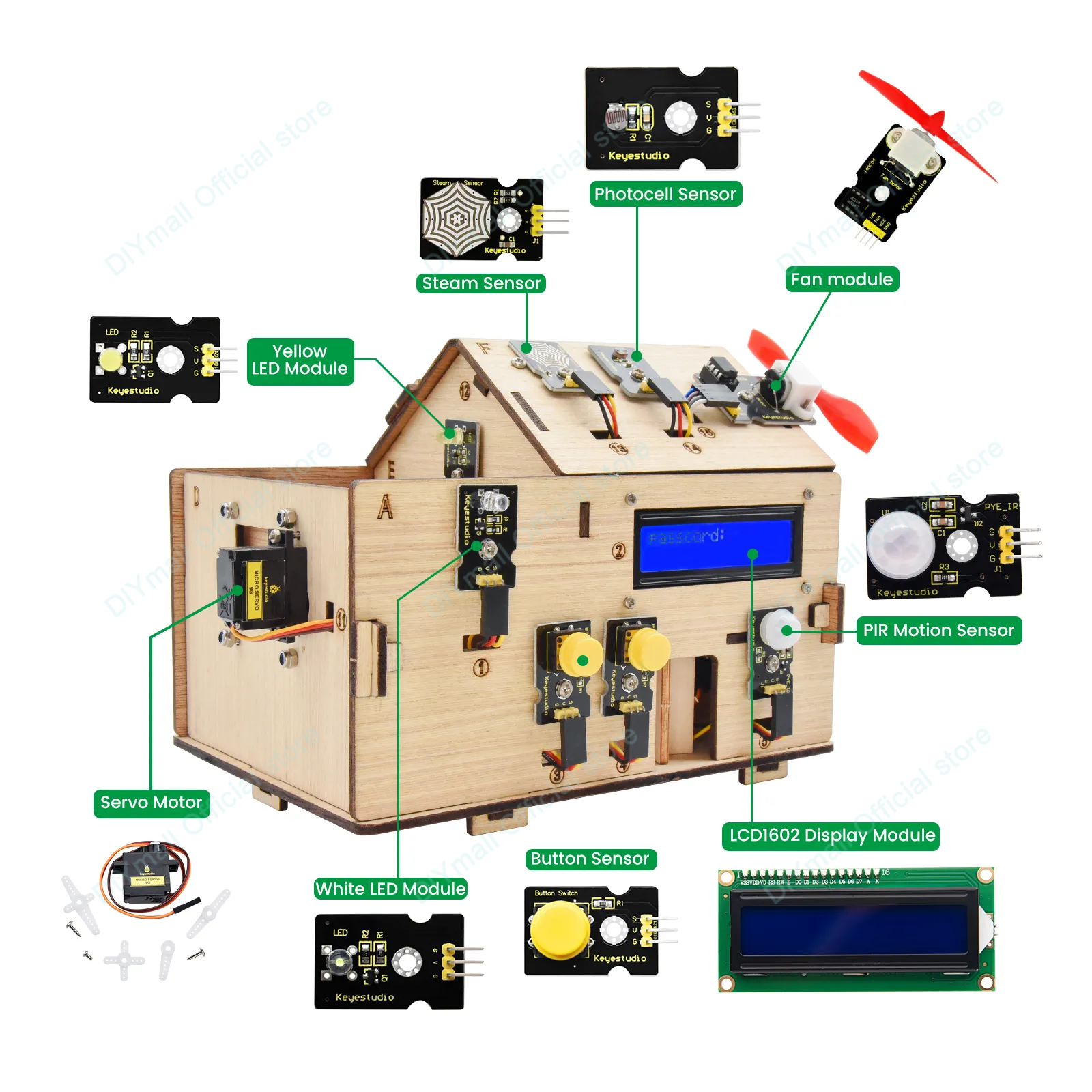 Keyestudio Smart IoT Home Kit  - Smart Home Arduino 리뷰 및 가격