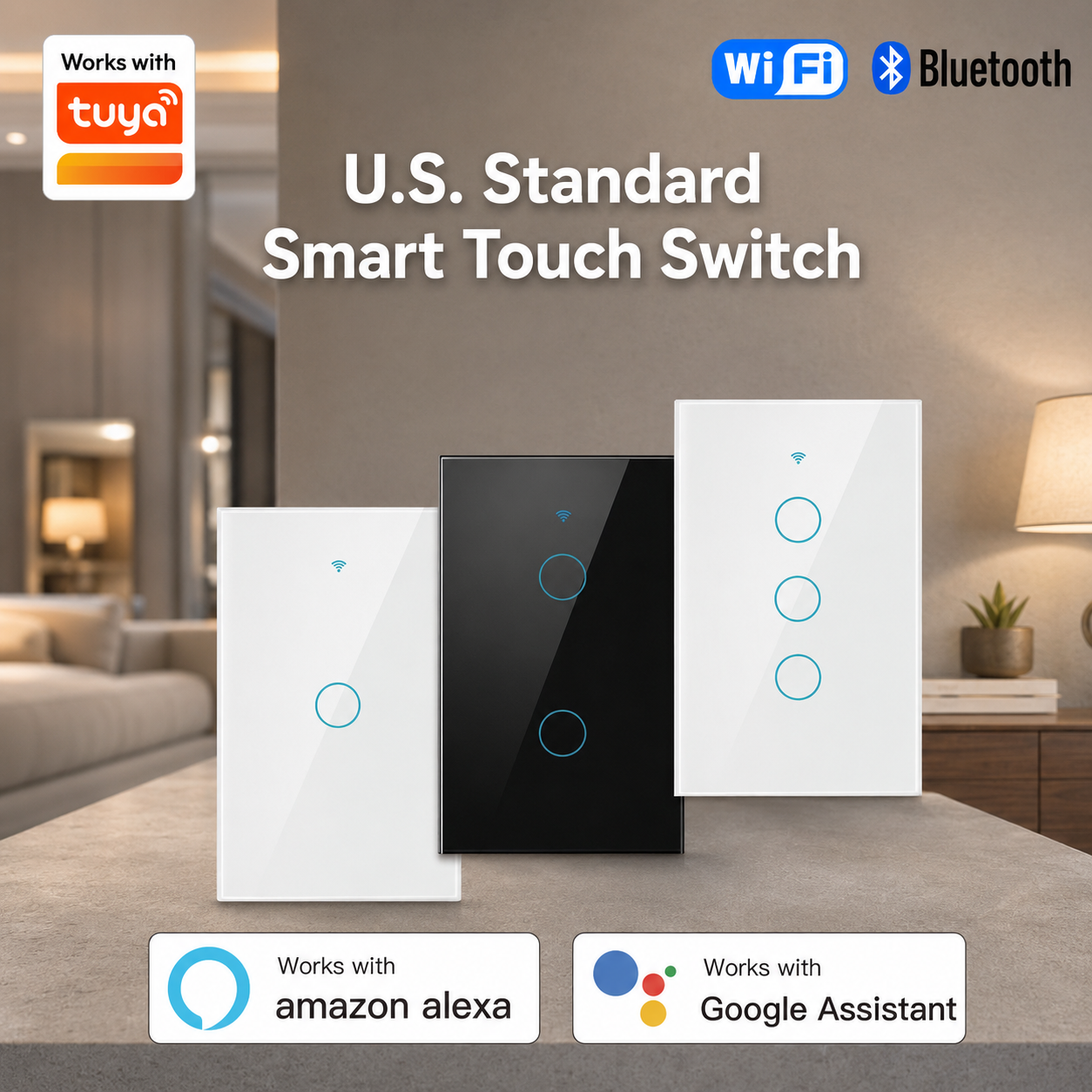 Tuya U.S.-Spec Touch Switch, R - Smart Home Internet 리뷰 및 가격