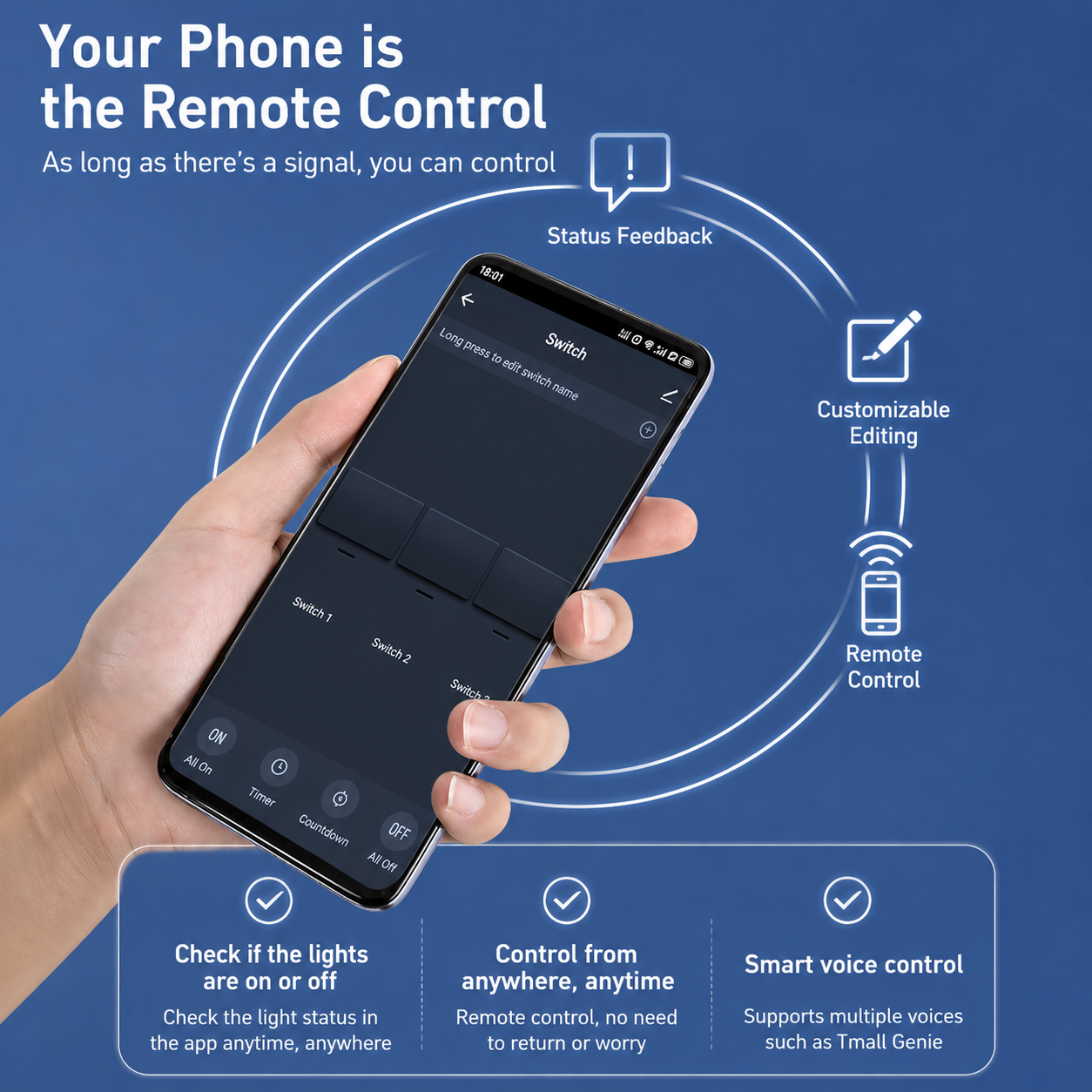 Tuya U.S.-Spec Touch Switch, R - Smart Home Internet 리뷰 및 가격