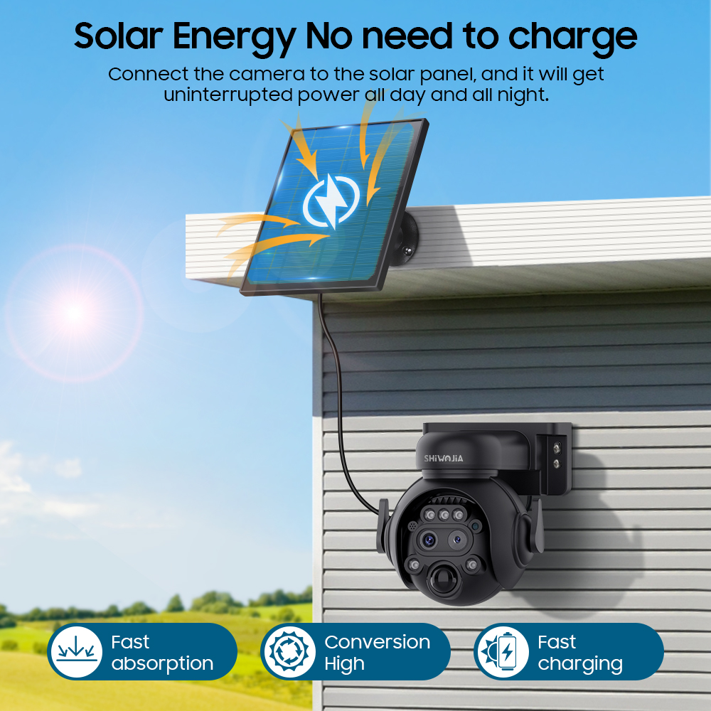 SHIWOJIA 12X Zoom 4G LTE Solar - Smart Home Outdoor Camera 리뷰 및 가격