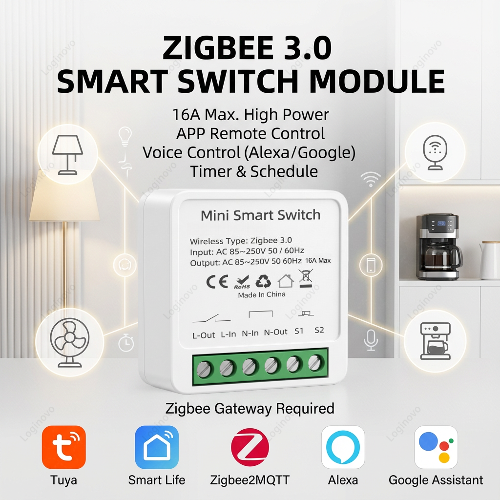 Zigbee 3.0 Mini Smart Switch M - Smart Home Wifi Hub 리뷰 및 가격