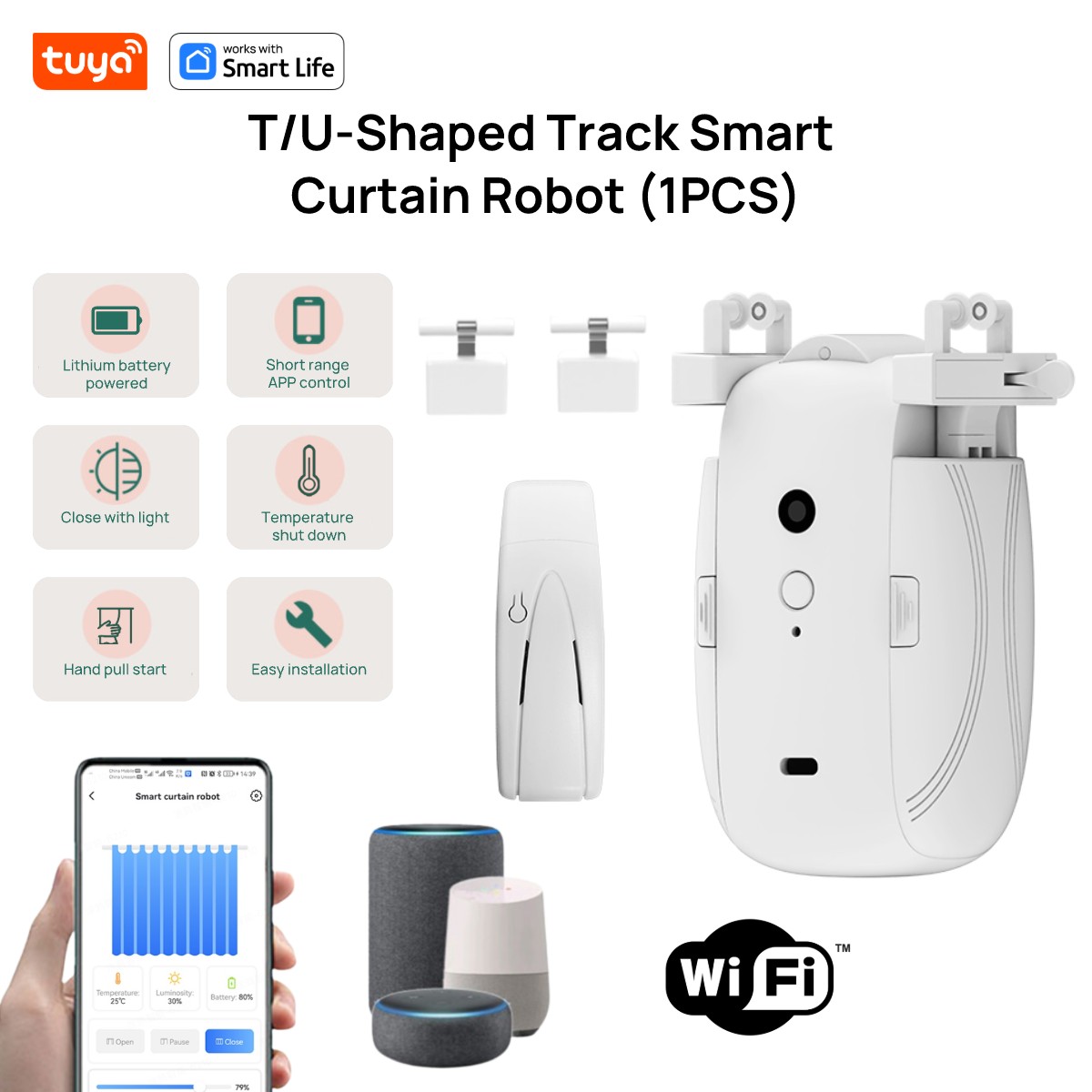 Tuya Smart WiFi Curtain Robot  - Smart Home Wifi Hub 리뷰 및 가격