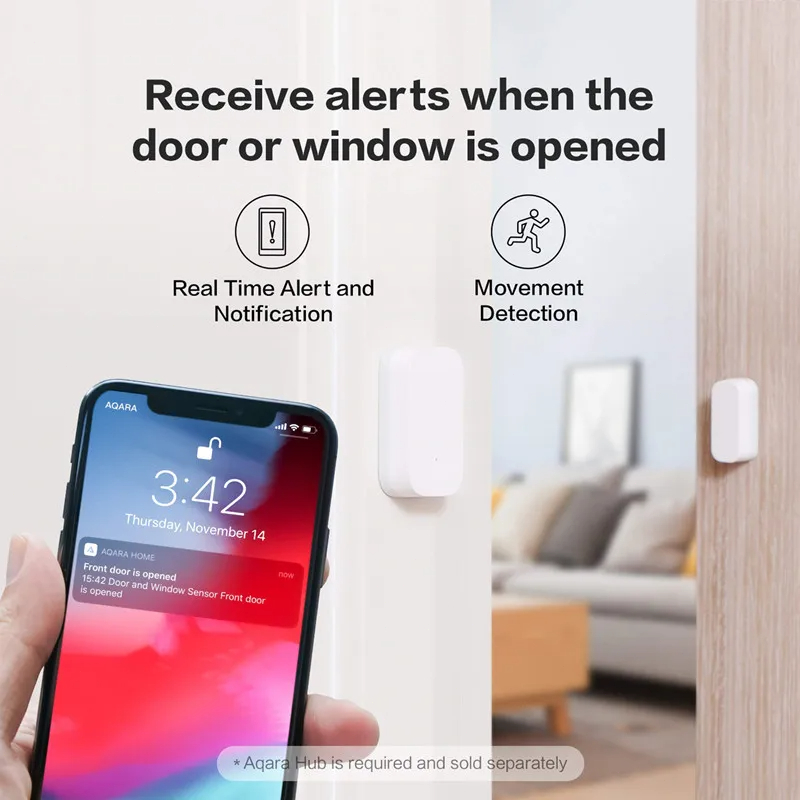 Aqara Door Window Sensor Zigbe - Smart Home Apple 리뷰 및 가격