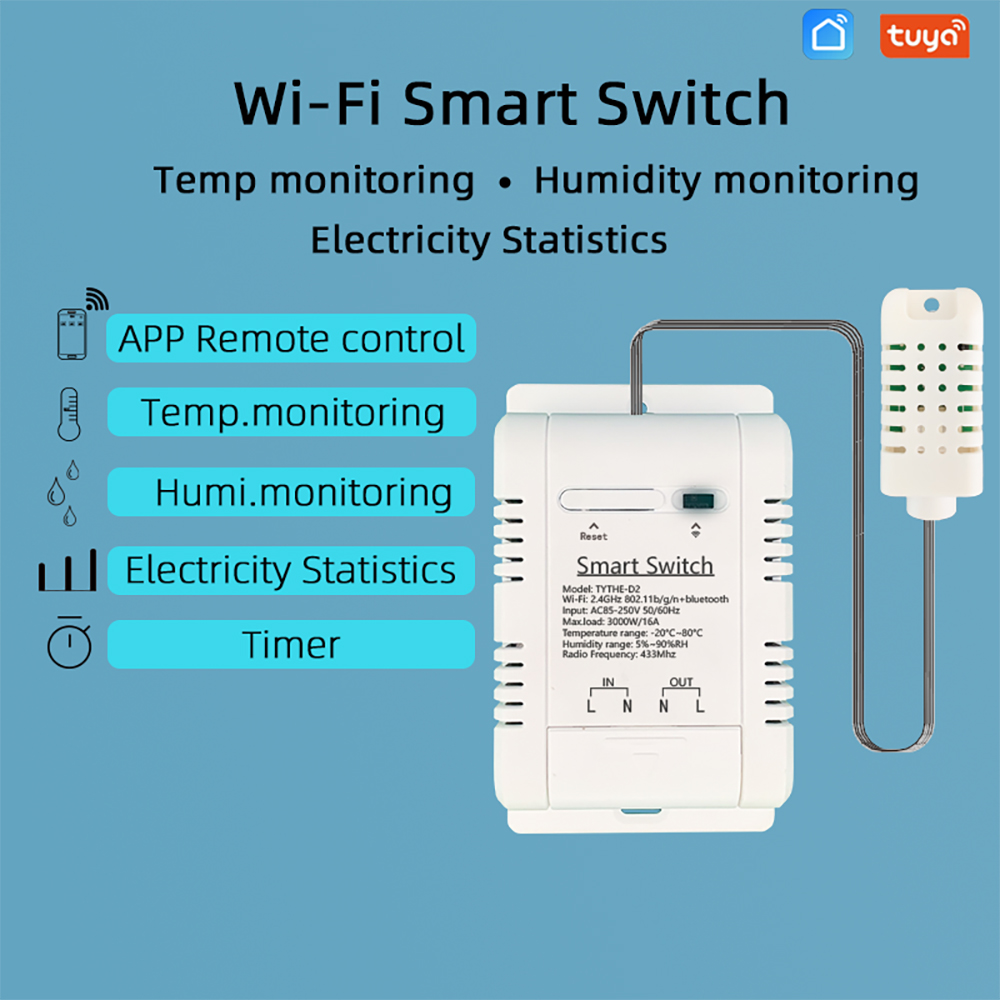 WiFi TH-16 Switch Tuya Wireles - Smart Home Thermostat 리뷰 및 가격