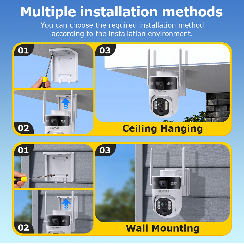SHIWOJIA 4G LTE Solar Security - Smart Home Outdoor Camera 리뷰 및 가격