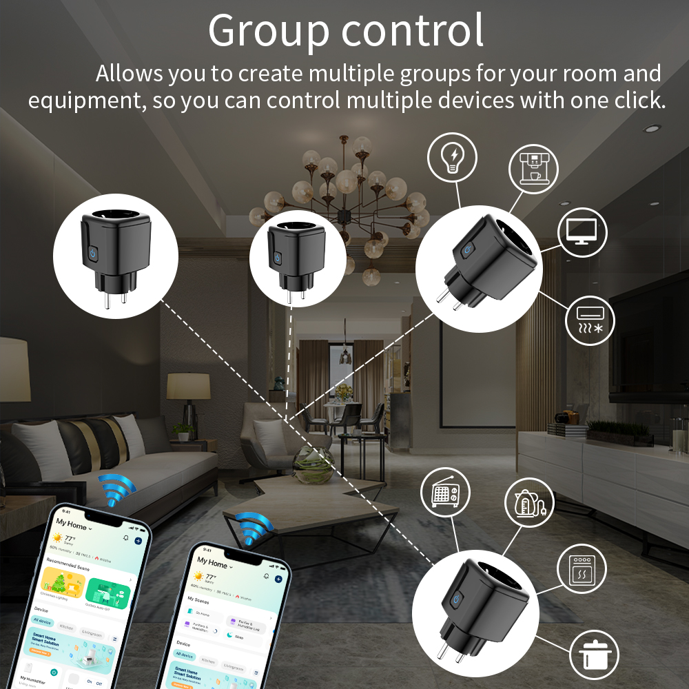 Tuya Smart Socket WiFi Remote  - Smart Home Yale 리뷰 및 가격