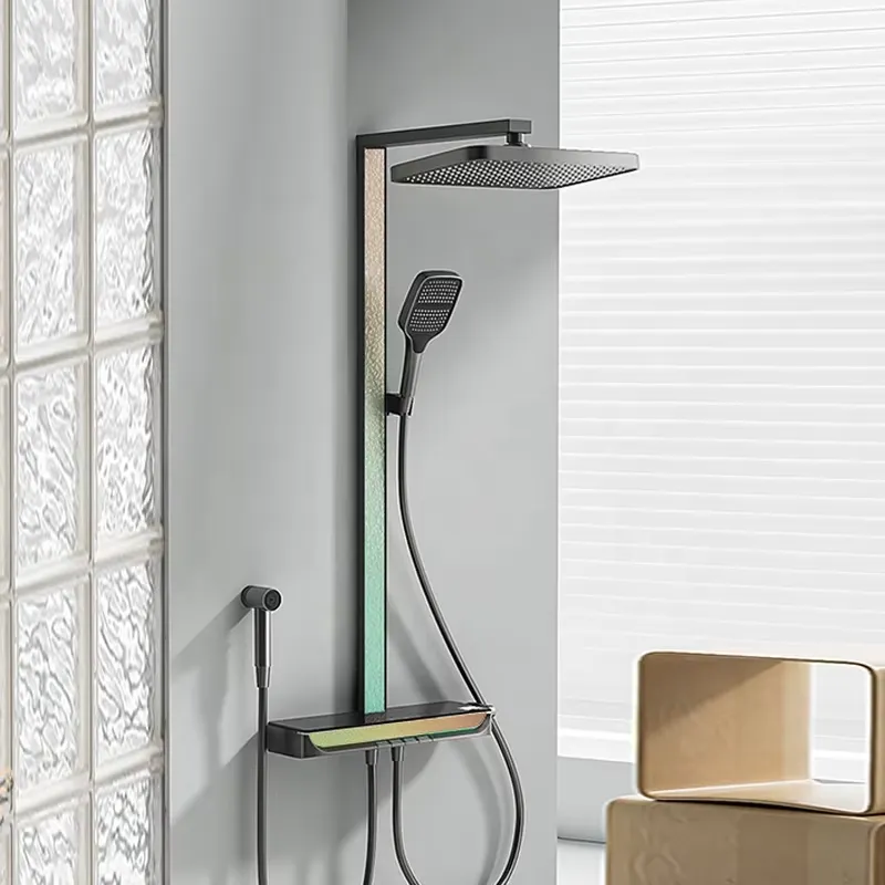 Brass Digital Waterfall Shower - Smart Home Thermostat 리뷰 및 가격