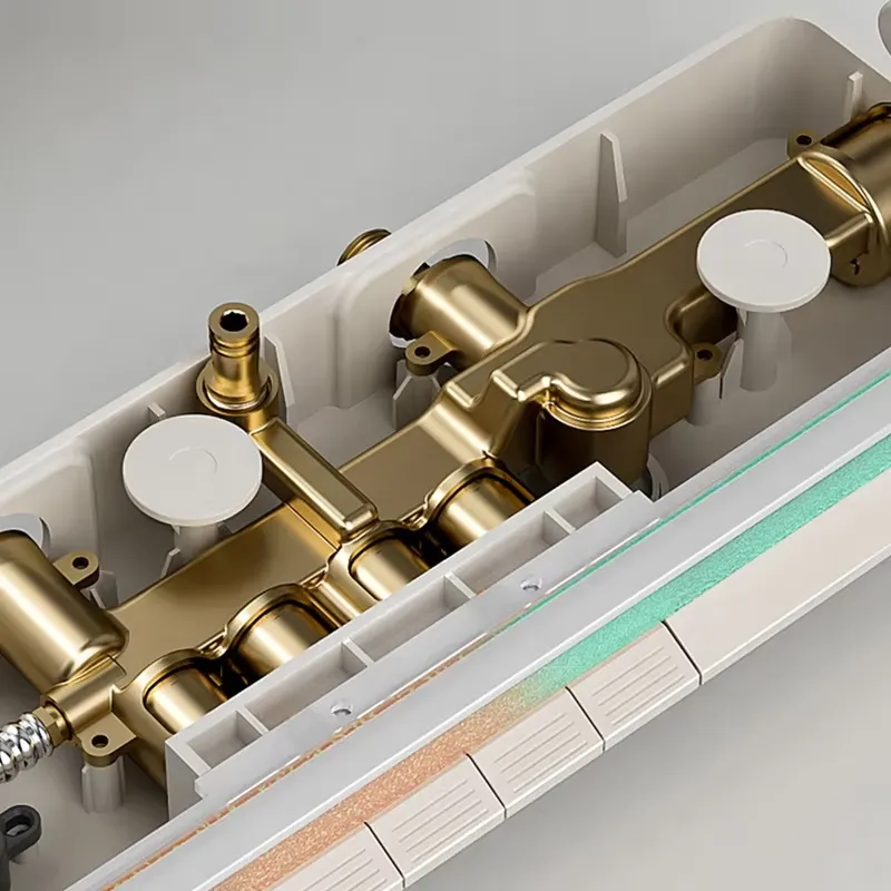 Brass Digital Waterfall Shower - Smart Home Thermostat 리뷰 및 가격