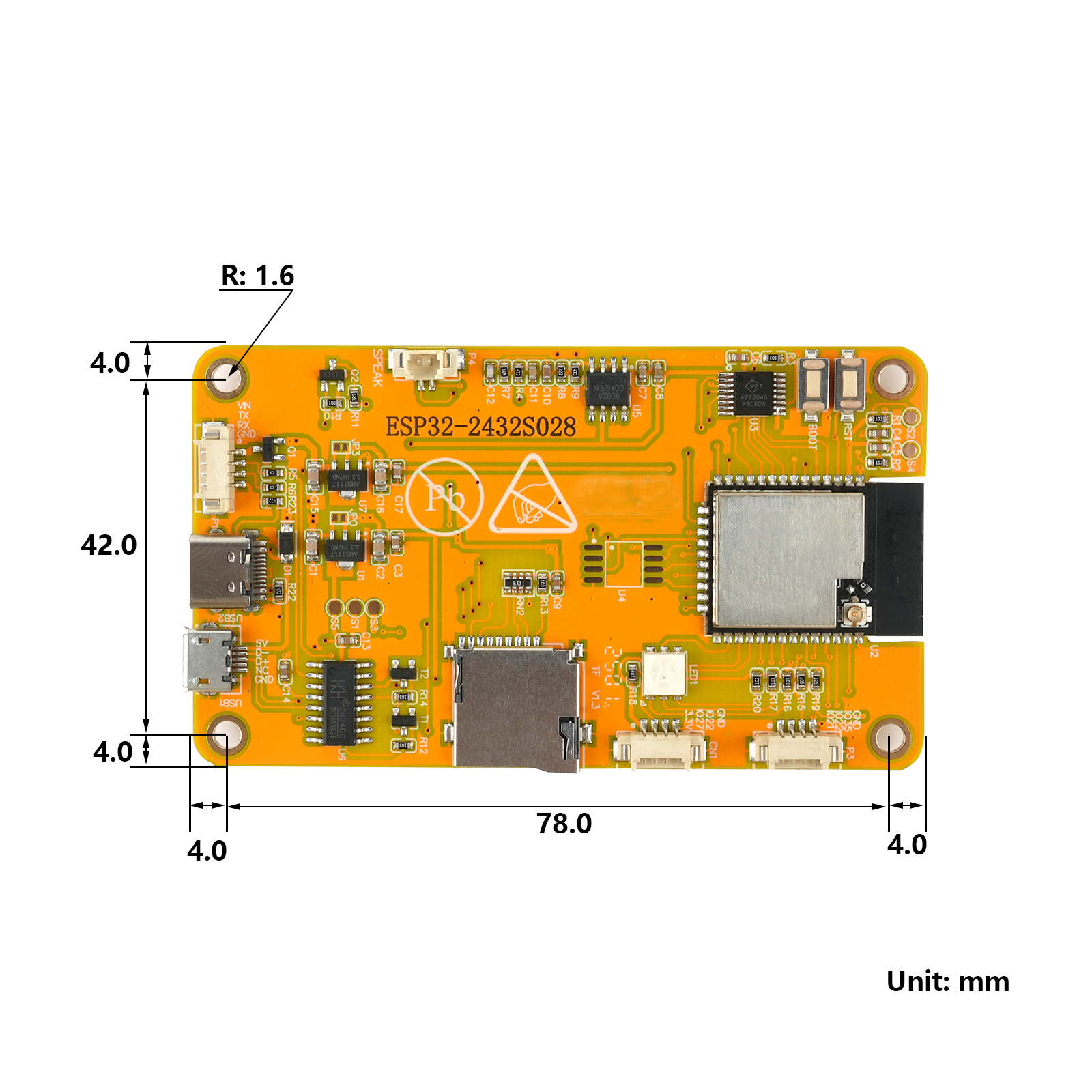 RCmall 2.8'' ESP32 LCD Display - Smart Home Arduino 리뷰 및 가격