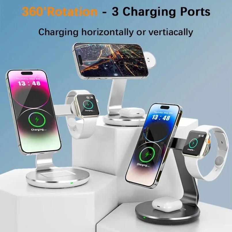 3 in 1 Wireless Charger Stand  - Smart Home Apple 리뷰 및 가격