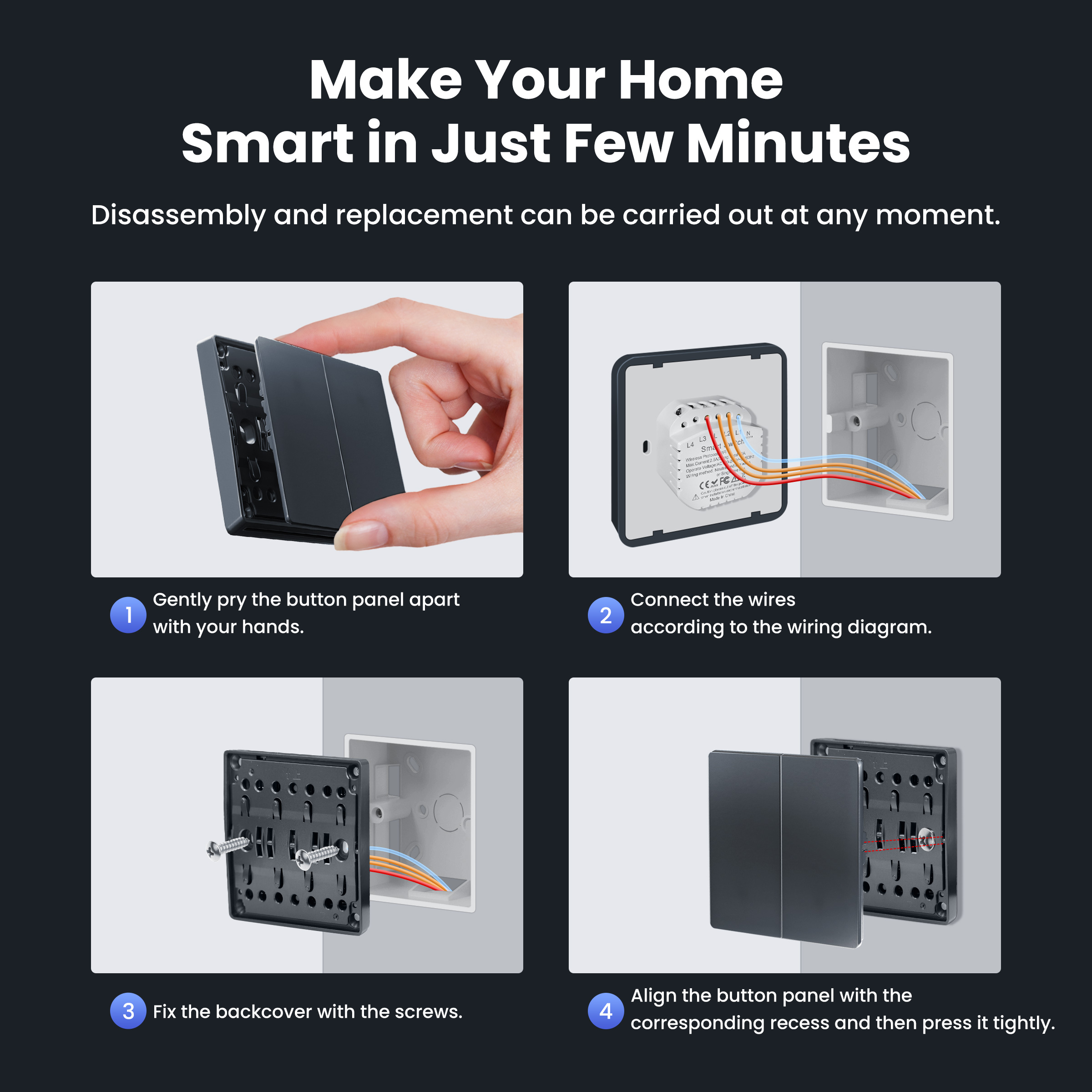 GIRIER Smart Light Switch WiFi - Smart Home Yale 리뷰 및 가격