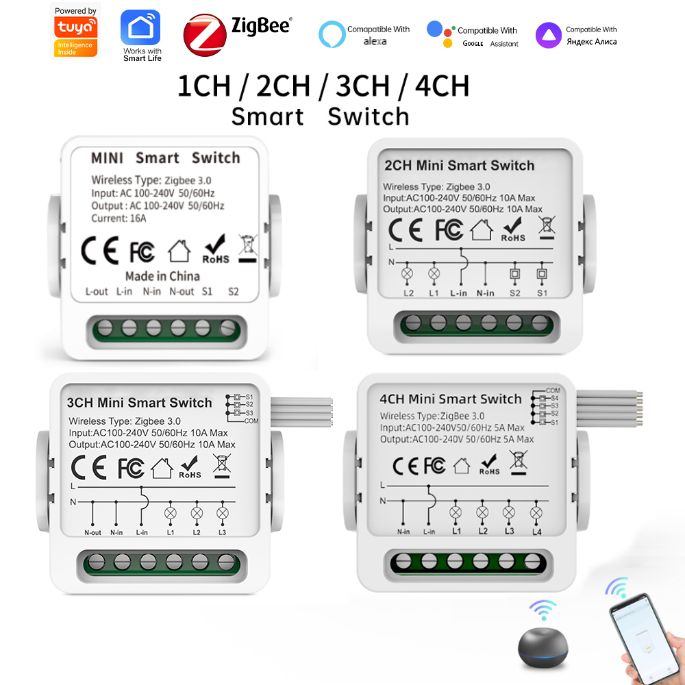 Tuya Zigbee 3.0 Smart Switch 1 - Smart Home Yale 리뷰 및 가격