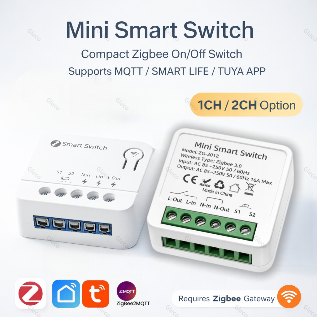 Zigbee TUYA 1/2Gang Mini Smart - Smart Home App 리뷰 및 가격