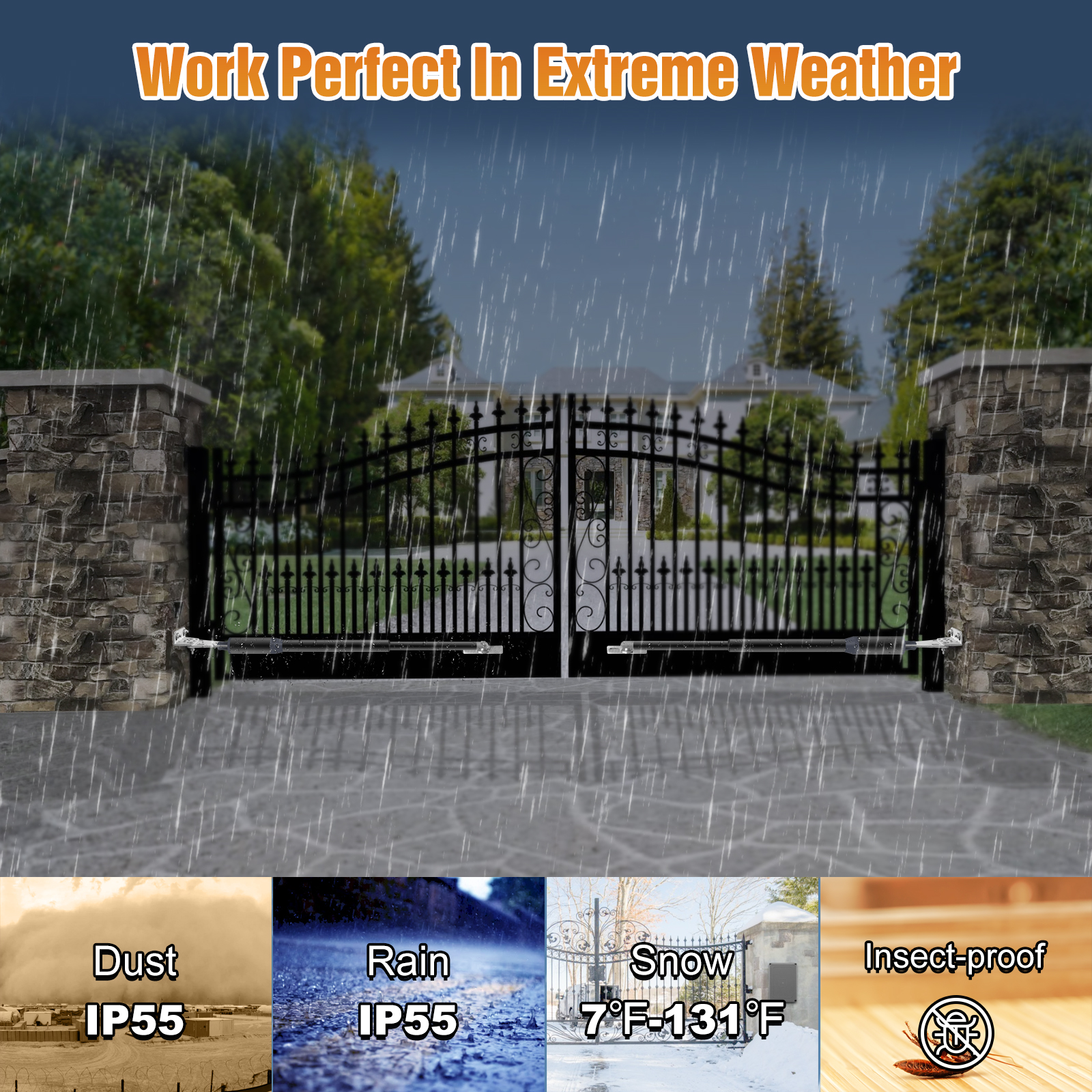 Electric Swing Gate Opener Arm - Smart Home Villa 리뷰 및 가격