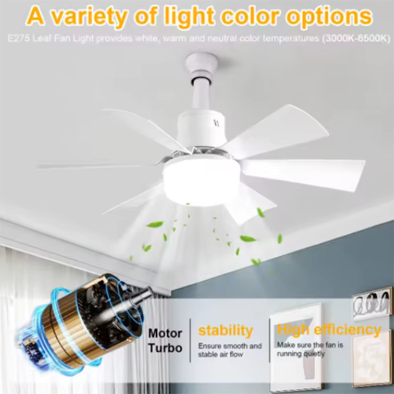 40W E27 LED Ceiling Fan Light  - Smart Home Ventilation System 리뷰 및 가격