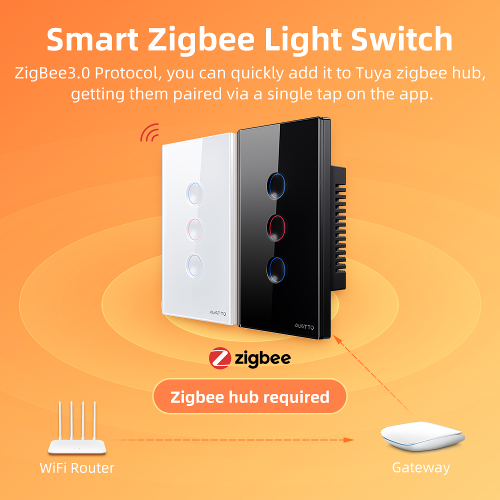 AVATTO 1/2/3/4 Gang ZigBee Sma - Smart Home Yale 리뷰 및 가격