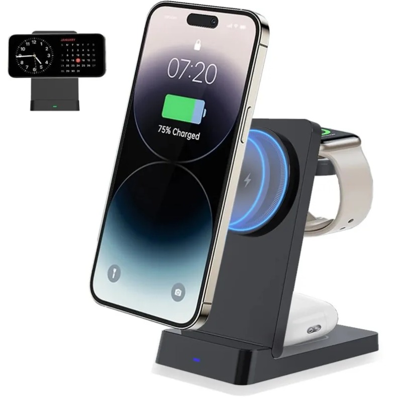 3 in 1 Foldable Wireless Charg - Smart Home Apple 리뷰 및 가격
