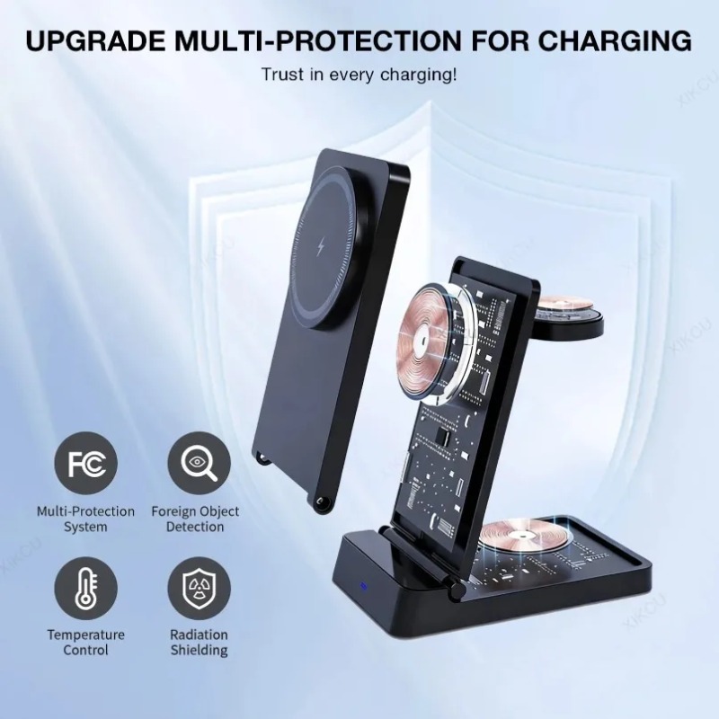 3 in 1 Foldable Wireless Charg - Smart Home Apple 리뷰 및 가격