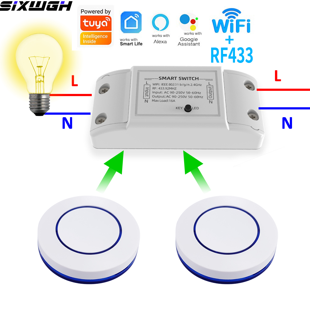 16A WiFi Tuya Smart Switch Wir - Smart Home Yale 리뷰 및 가격