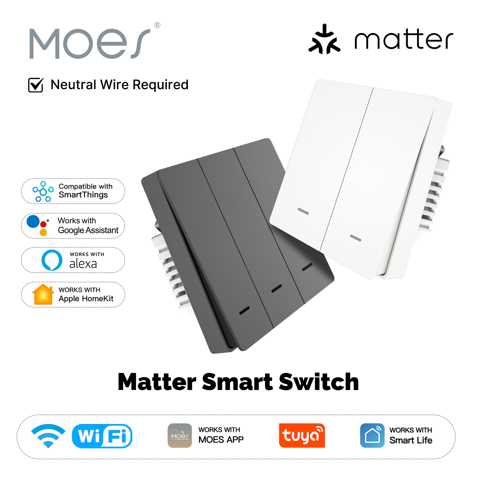 MOES Matter Tuya WiFi Smart Li - Smart Home Hub Apple 리뷰 및 가격