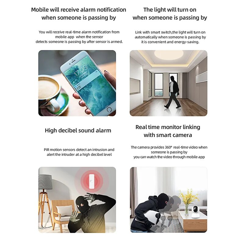 Tuya WiFi Zigbee PIR Motion Se - Smart Home Yale 리뷰 및 가격