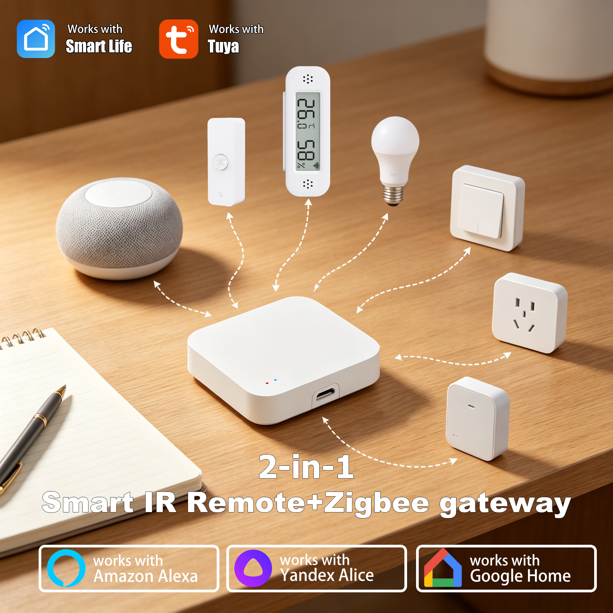 Tuya Zigbee 3.0 Gateway IR Rem - Smart Home Wifi Hub 리뷰 및 가격