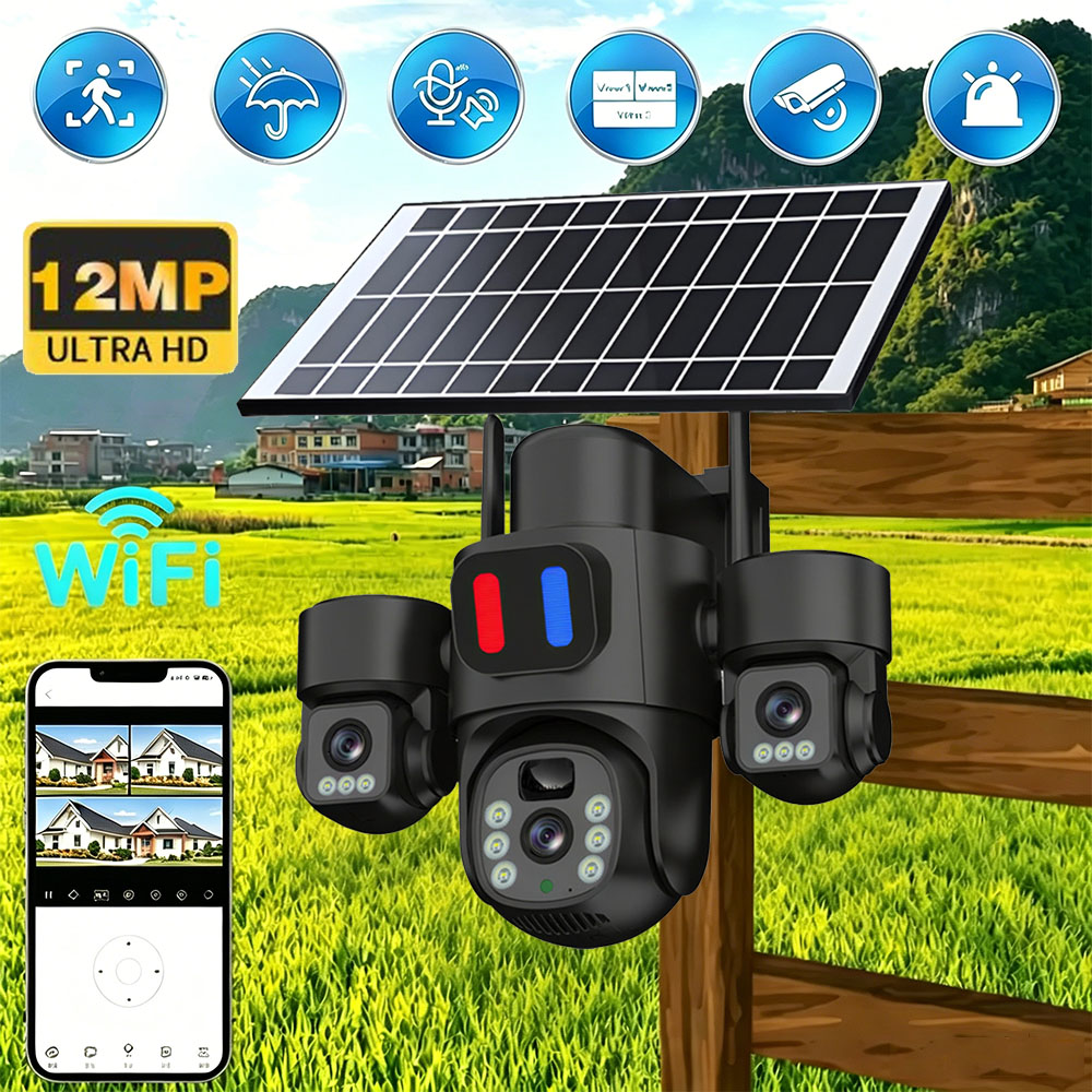 Solar WiFi PTZ Camera Outdoor  - Smart Home Outdoor Camera 리뷰 및 가격