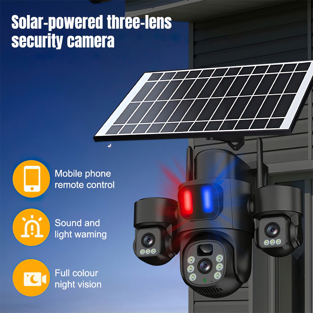 Solar WiFi PTZ Camera Outdoor  - Smart Home Outdoor Camera 리뷰 및 가격