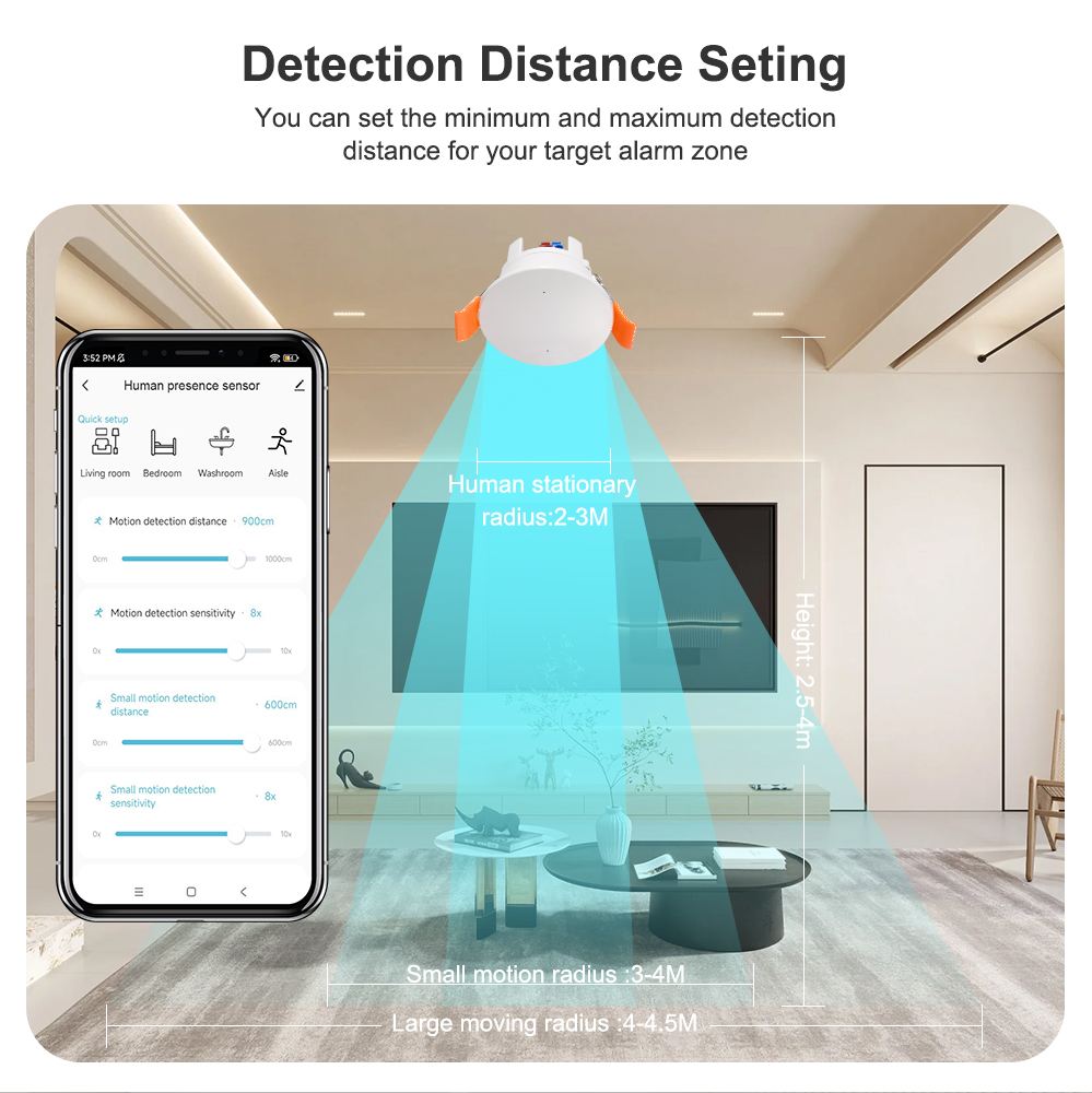 ZigBee MmWave Radar Human Pres - Smart Home Villa 리뷰 및 가격