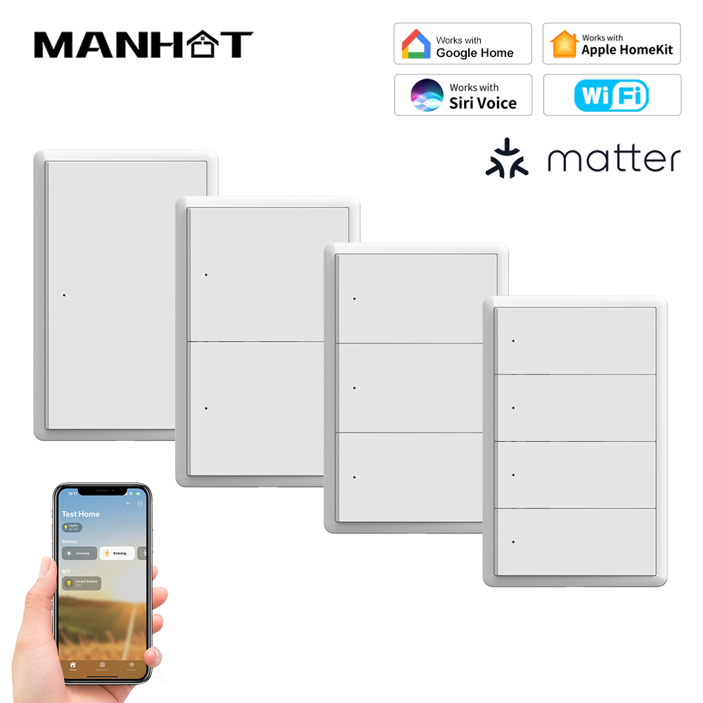 MANHOT Homekit WiFi Smart Swit - Smart Home Alexa 리뷰 및 가격