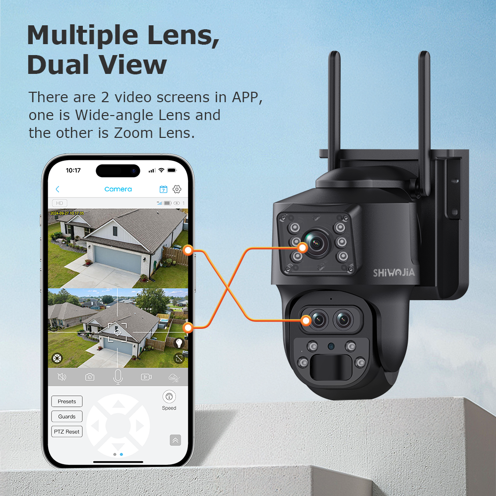 SHIWOJIA 15X ZOOM Solar Camera - Smart Home Outdoor Camera 리뷰 및 가격