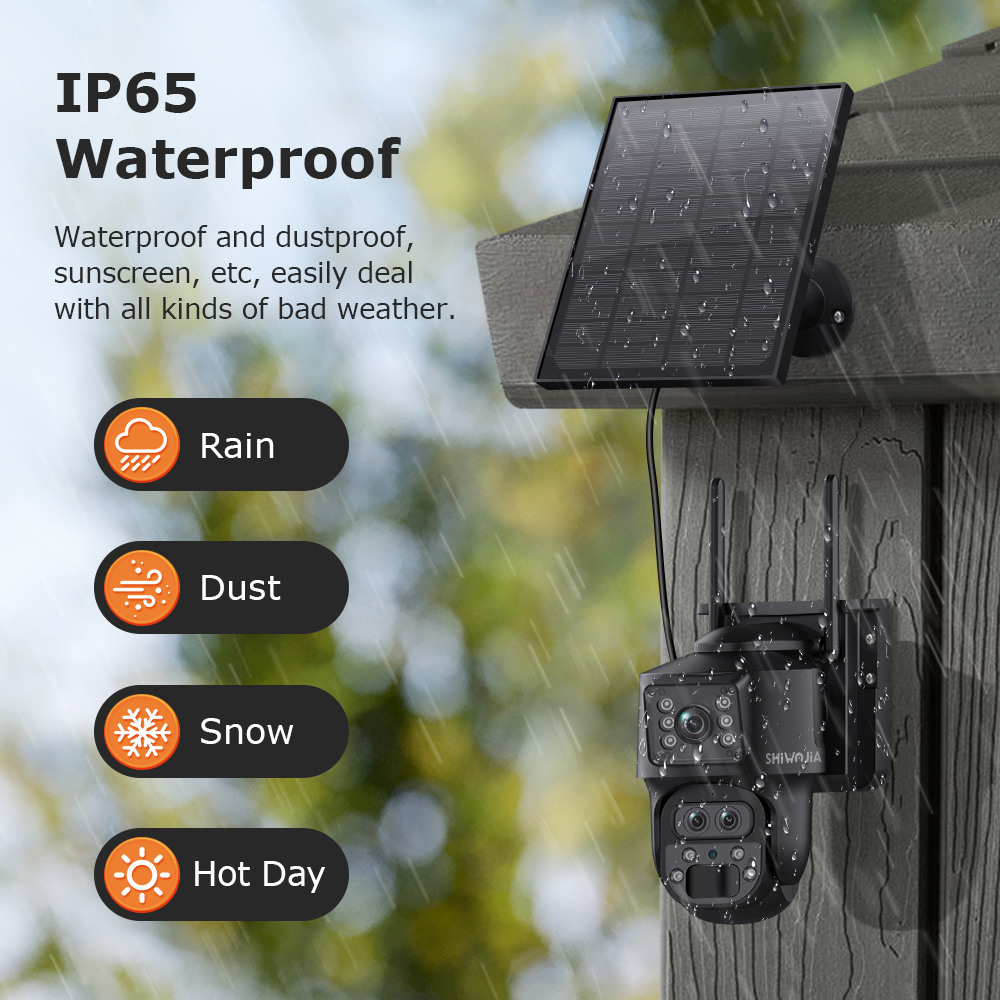 SHIWOJIA 15X ZOOM Solar Camera - Smart Home Outdoor Camera 리뷰 및 가격