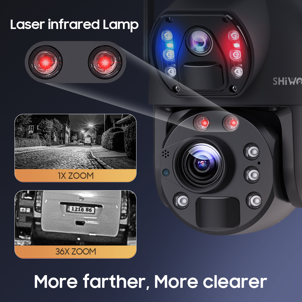 SHIWOJIA 50X ZOOM Solar Camera - Smart Home Outdoor Camera 리뷰 및 가격
