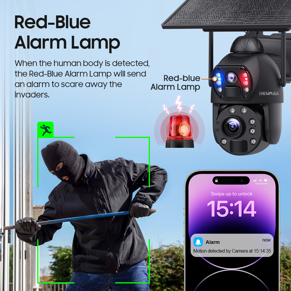 SHIWOJIA 50X ZOOM Solar Camera - Smart Home Outdoor Camera 리뷰 및 가격