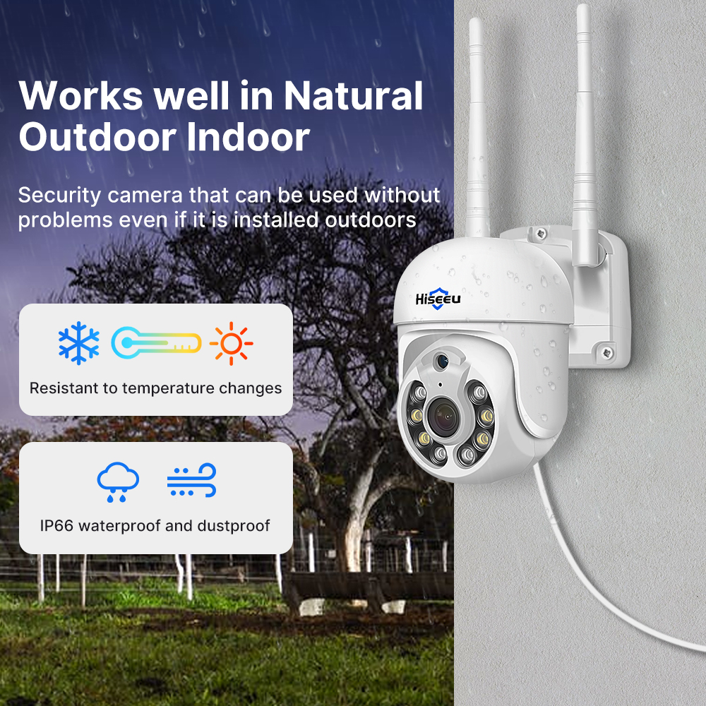 Hiseeu 5MP WiFi CCTV Camera Se - Smart Home Outdoor Camera 리뷰 및 가격