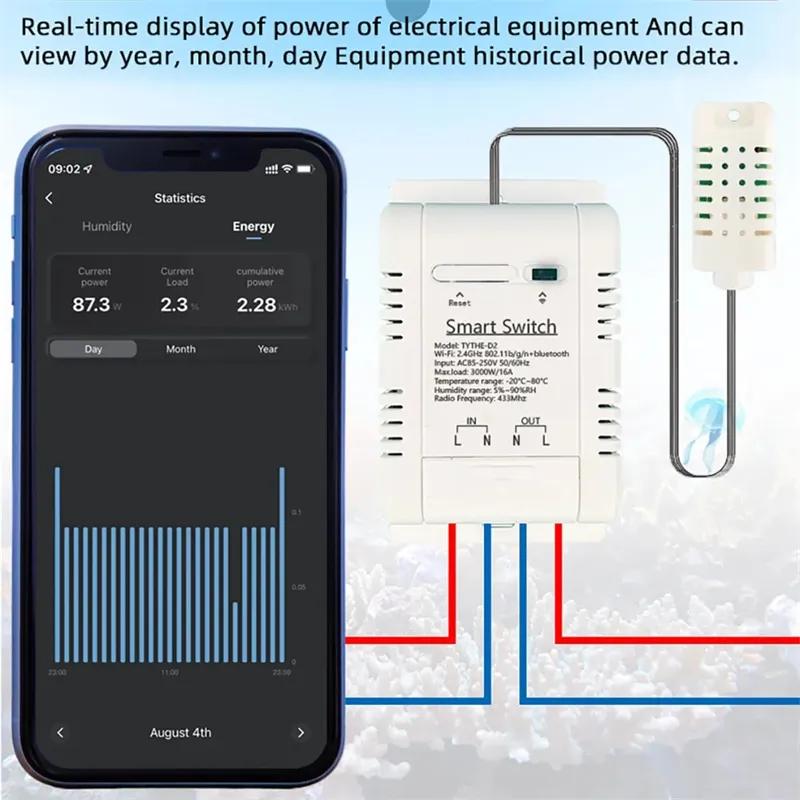 Work with Tuya 16A 3000W WiFi  - Smart Home Thermostat 리뷰 및 가격