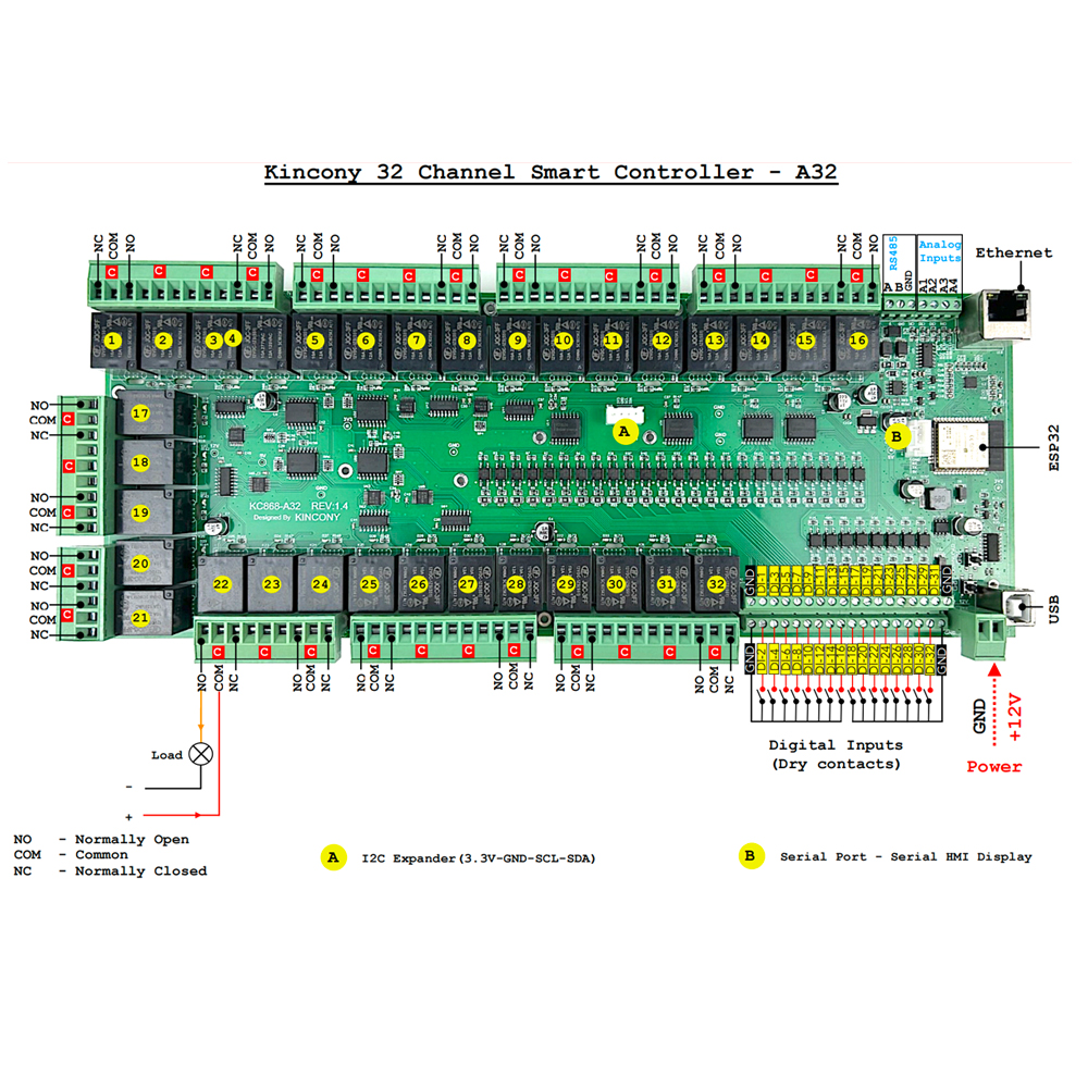 KC868-A32 ESP32 Wifi  RS232 US - Smart Home Arduino 리뷰 및 가격