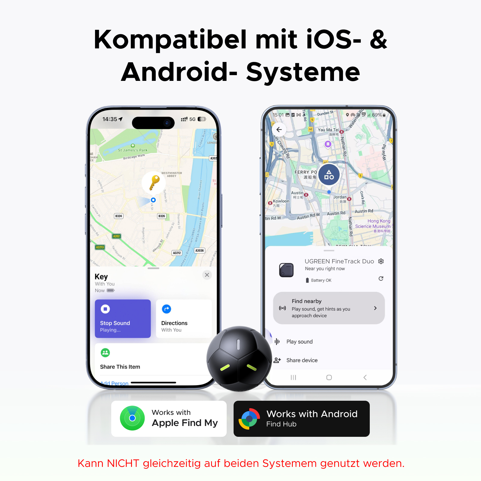 UGREEN FineTrack Mini Duo 2‑in - Smart Home Hub Apple 리뷰 및 가격