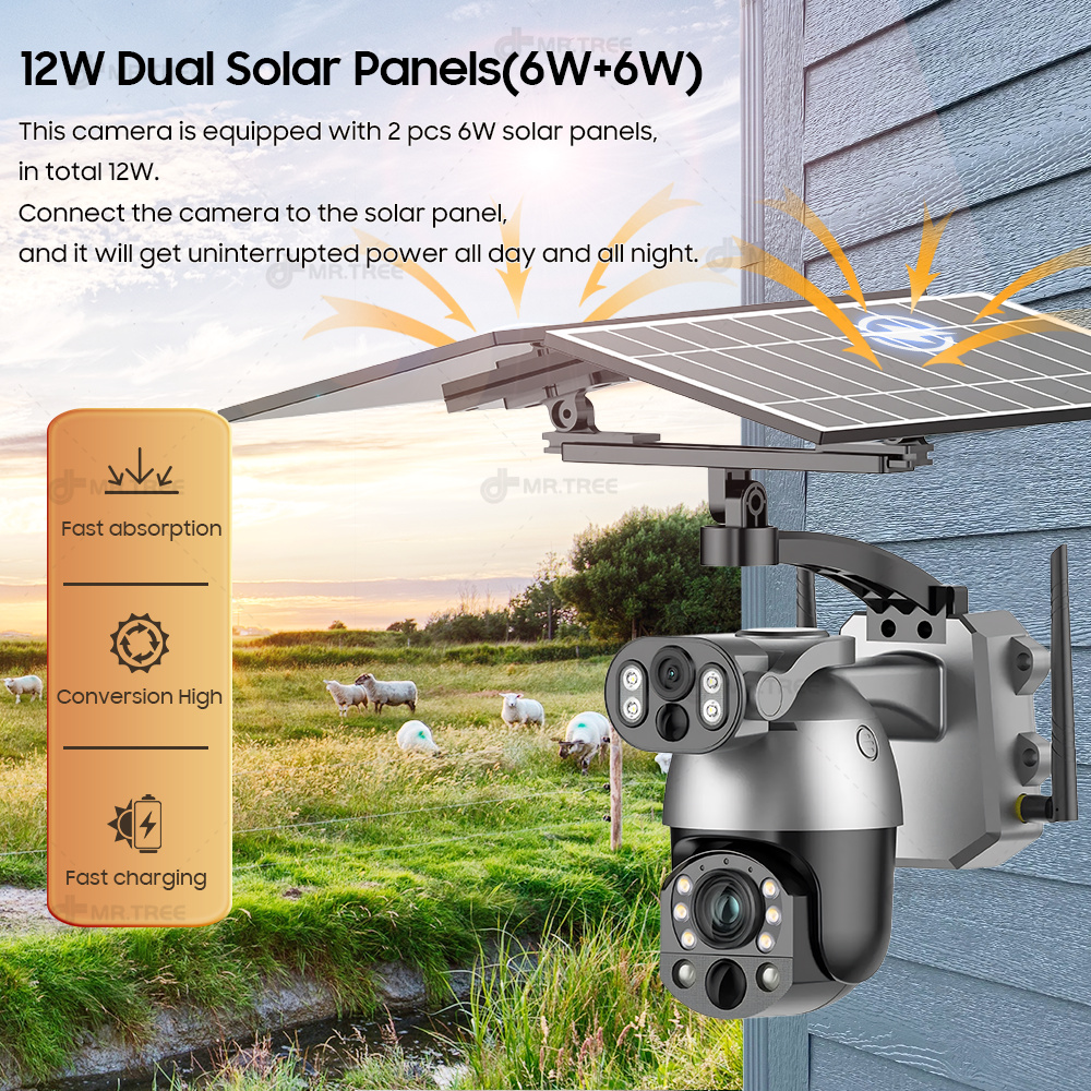 4K 50X Optical Zoom Dual Lens  - Smart Home Outdoor Camera 리뷰 및 가격
