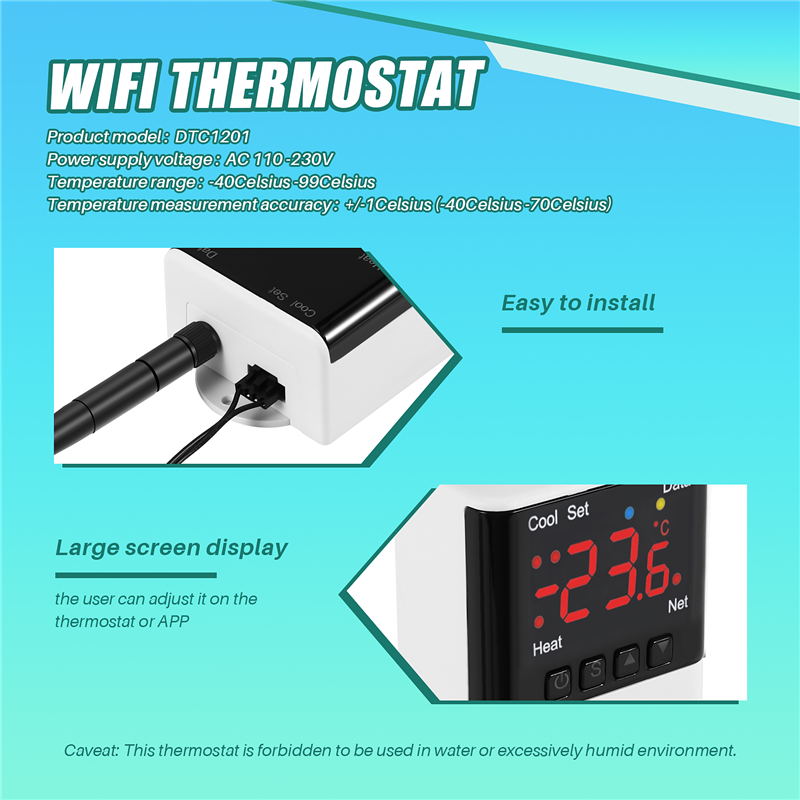 Wireless Wifi Temperature Cont - Smart Home Thermostat 리뷰 및 가격