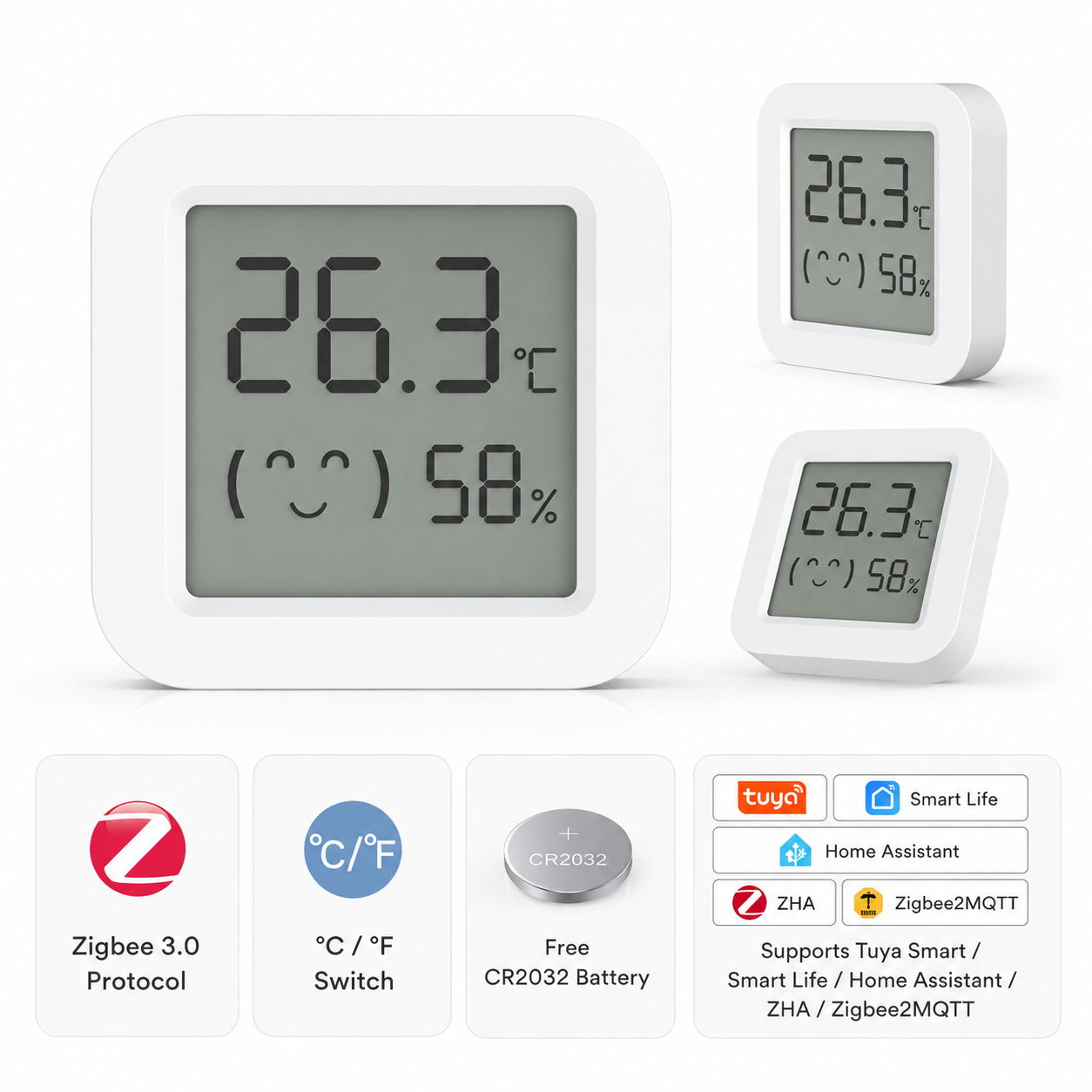 Zigbee2MQTT Tuya Temperature H - Smart Home Alexa 리뷰 및 가격